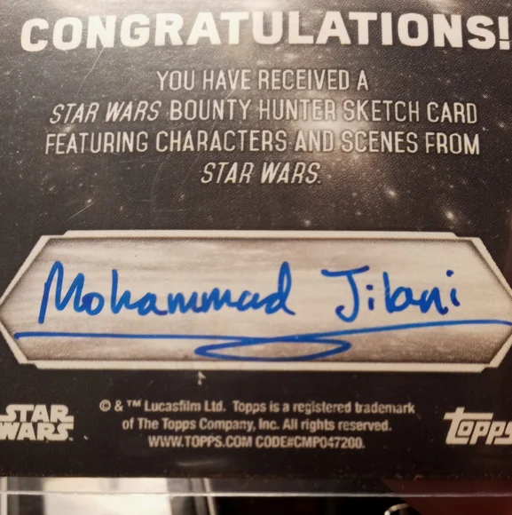 Star Wars Greedo Sketch Card - Picture 4 of 16